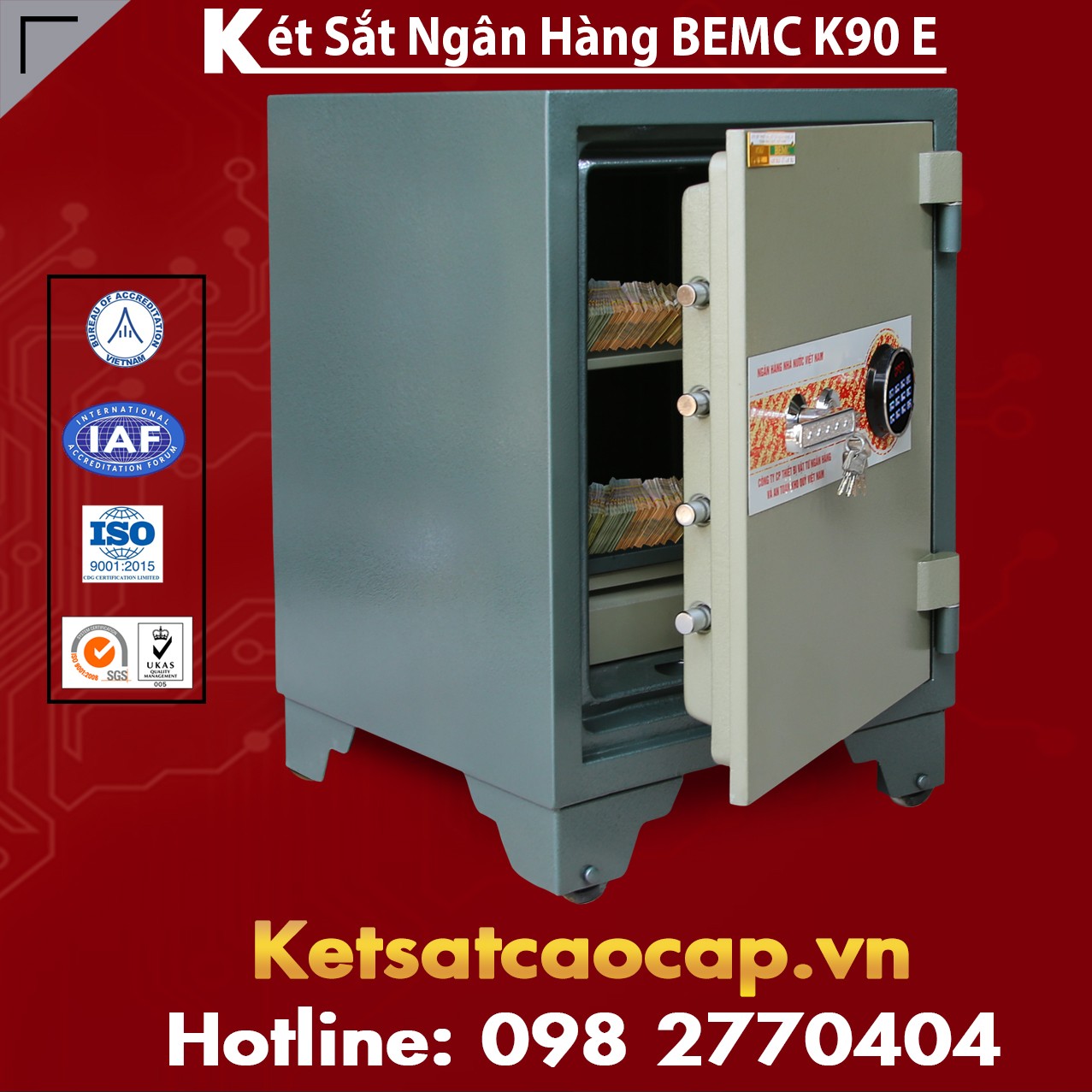 cách mở két sắt điện tử hàn quốc